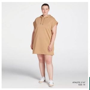 TWITCH & ALLISON Hooded Fleece Dress